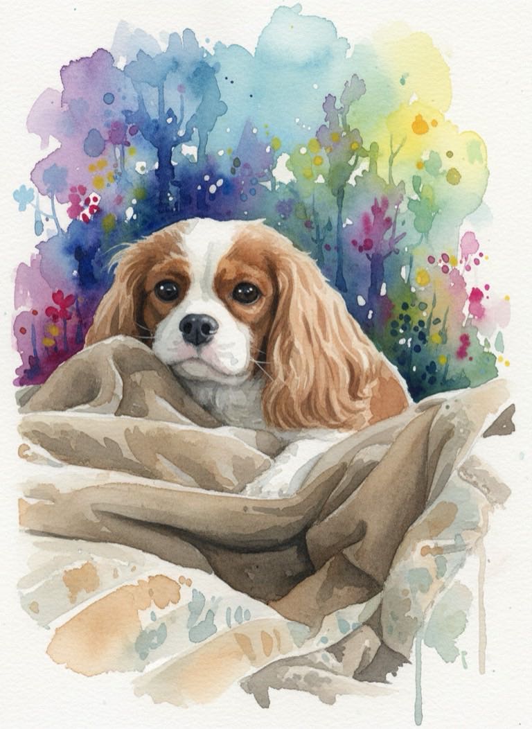 Fibonacci the Cavalier King Charles Spaniel